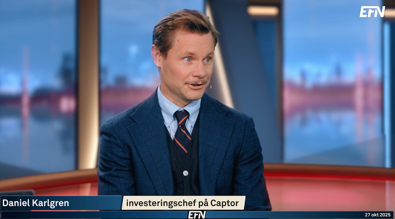 Skärmdump från EFN Råvaror